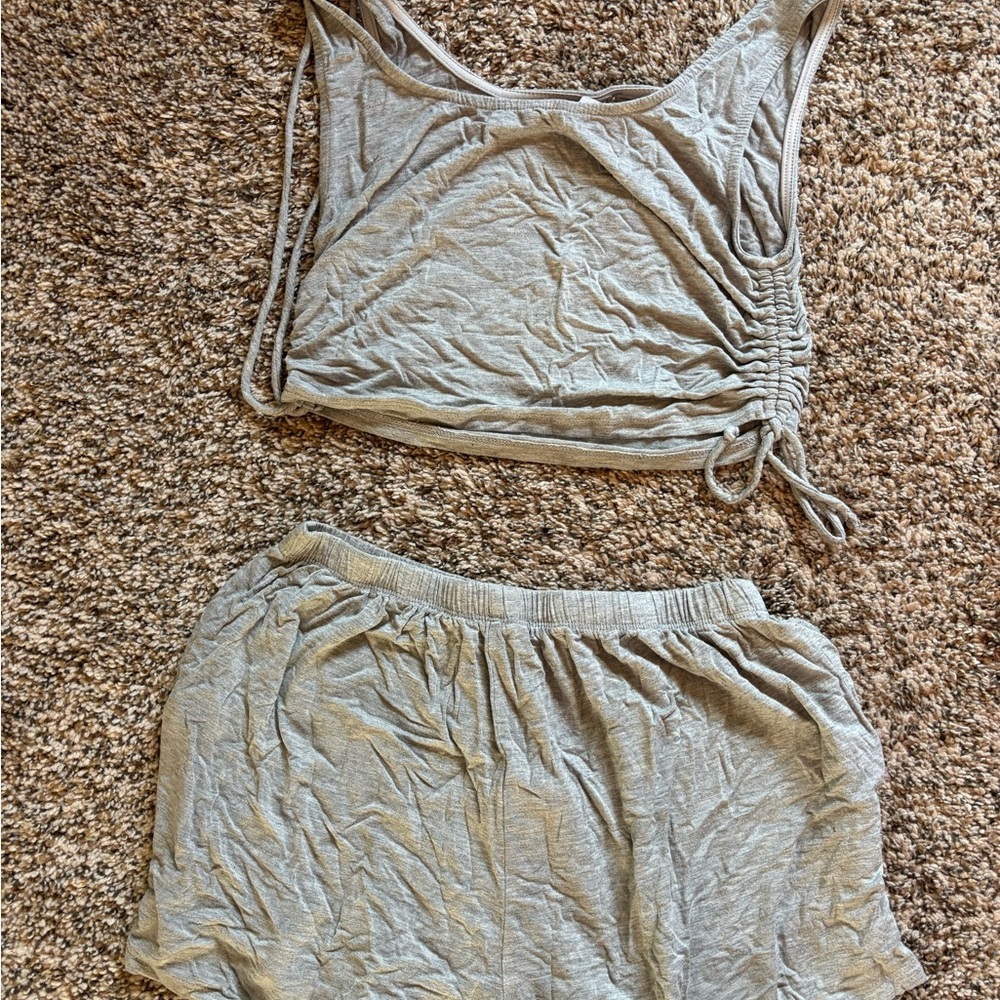 Gray Women's Pajama Set